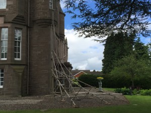 Black Watch Museum Poppy Weeping Window Scaffold